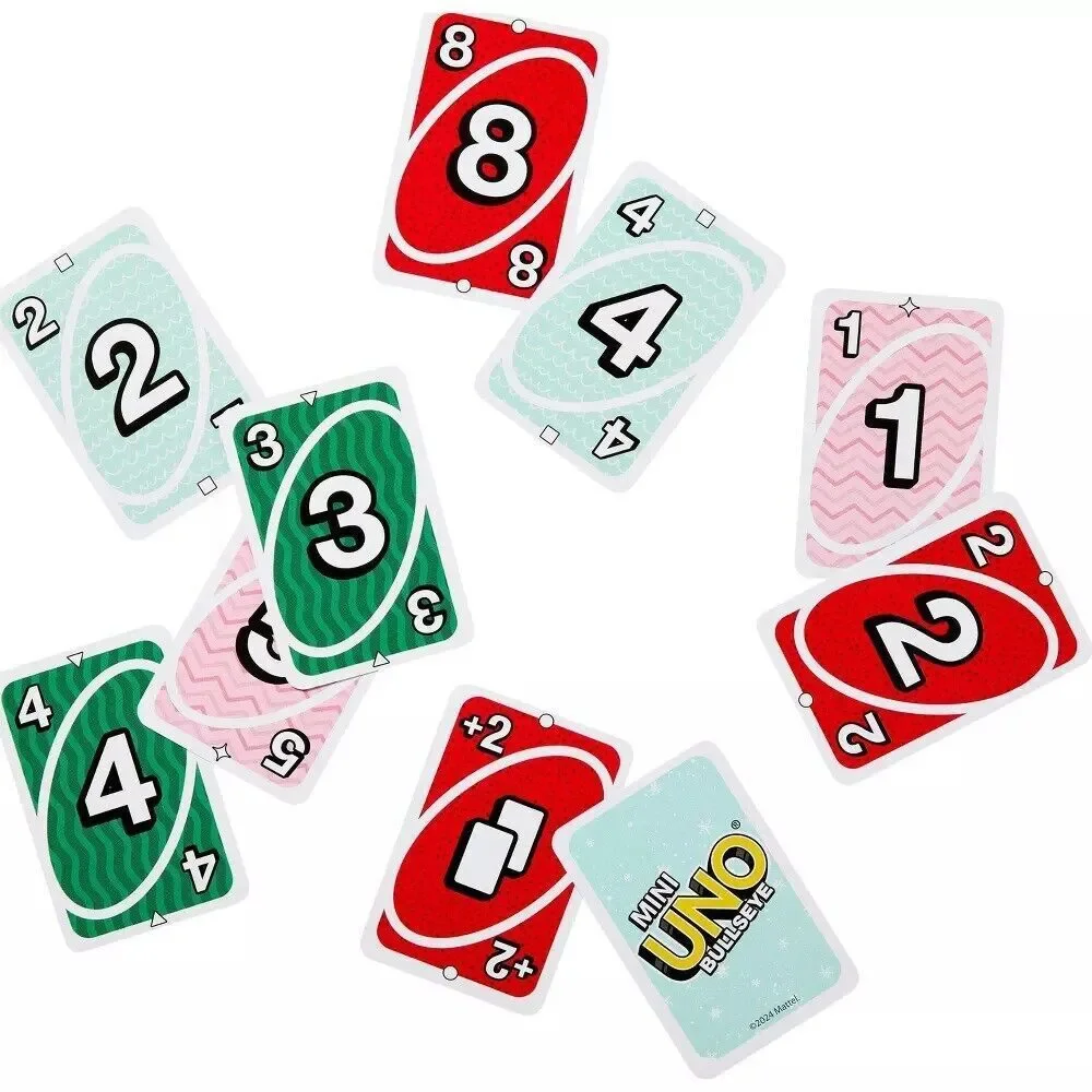 Mini UNO Bullseye Card Game Target New - Picture 4 of 5